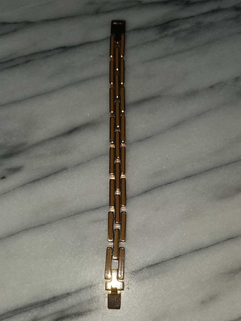 Prada Orange And Gold Link Bracelet - Picture 9 of 15